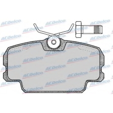 AC058273D AC Delco Комплект тормозных колодок, дисковый тормоз