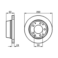 0 986 478 310 BOSCH Тормозной диск