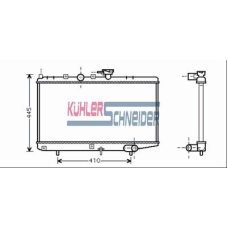 5200331 KUHLER SCHNEIDER Радиатор, охлаждение двигател