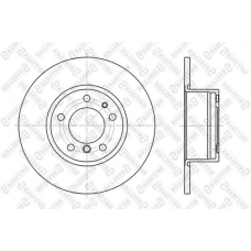 6020-1518-SX STELLOX Тормозной диск