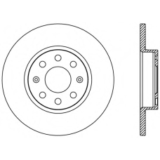 BDR2444.10 OPEN PARTS Тормозной диск