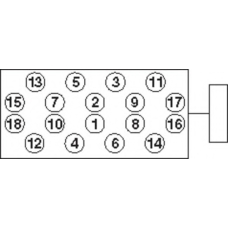 HBS042 PAYEN Комплект болтов головки цилидра