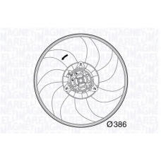069422564010 MAGNETI MARELLI Вентилятор, охлаждение двигателя