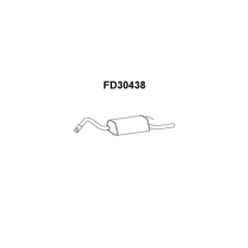 FD30438 VENEPORTE Глушитель выхлопных газов конечный