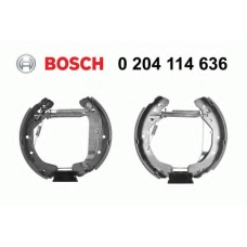 0 204 114 636 BOSCH Комплект тормозных колодок