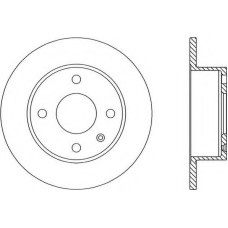 BDR1171.10 OPEN PARTS Тормозной диск