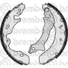 S 24 535 BREMBO Комплект тормозных колодок