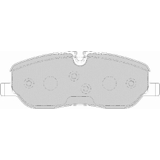 FD7159A NECTO Комплект тормозных колодок, дисковый тормоз