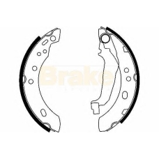 SH2338 BRAKE ENGINEERING Комплект тормозных колодок