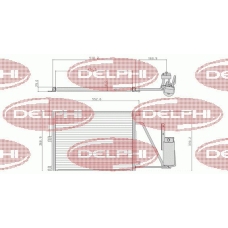 TSP0225105 DELPHI Конденсатор, кондиционер