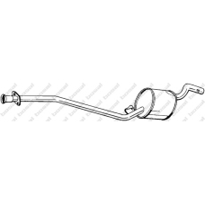 282-775 BOSAL Средний глушитель выхлопных газов