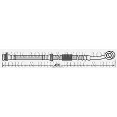 BBH7346 BORG & BECK Тормозной шланг