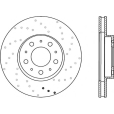 BDRS1614.25 OPEN PARTS Тормозной диск