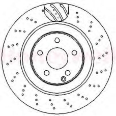 562345B BENDIX Тормозной диск
