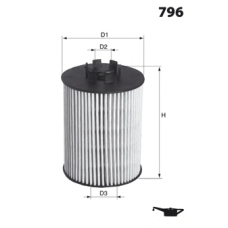 ELH4739 MECAFILTER Масляный фильтр