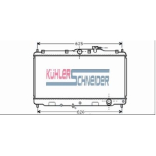 0105901 KUHLER SCHNEIDER Радиатор, охлаждение двигател