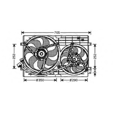 32VB006 ELECTRO AUTO Вентилятор, охлаждение двигателя