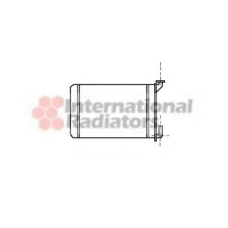 43006028 VAN WEZEL Теплообменник, отопление салона