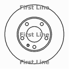 FBD143 FIRST LINE Тормозной диск