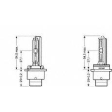 66040 OSRAM Лампа накаливания, фара дальнего света; лампа нака
