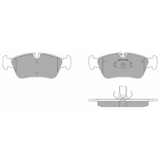 FBP-0741 FREMAX Комплект тормозных колодок, дисковый тормоз