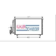 0720401 KUHLER SCHNEIDER Конденсатор, кондиционер