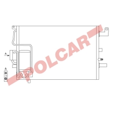 6522K8C1 POLCAR Skraplacze klimatyzacji