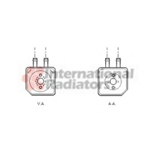 58003086 VAN WEZEL Масляный радиатор, двигательное масло