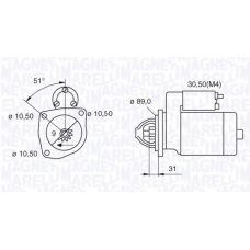 063522300060 MAGNETI MARELLI Стартер