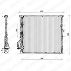 TSP0225014 DELPHI Конденсатор, кондиционер