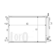 052-016-0006 LORO Конденсатор, кондиционер