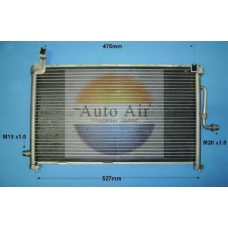 16-9999 AUTO AIR GLOUCESTER Конденсатор, кондиционер