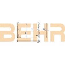 7004080 BEHR Condenser