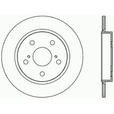 BDA2378.10 OPEN PARTS Тормозной диск