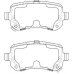 FD7407A NECTO Комплект тормозных колодок, дисковый тормоз