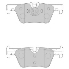 FD7619A NECTO Комплект тормозных колодок, дисковый тормоз