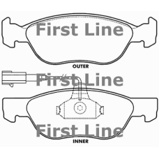 FBP3002 FIRST LINE Комплект тормозных колодок, дисковый тормоз