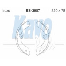 BS-3907 KAVO PARTS Комплект тормозных колодок