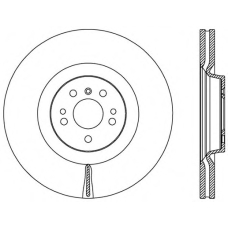 BDR2522.20 OPEN PARTS Тормозной диск