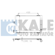243000 KALE OTO RADYATOR Конденсатор, кондиционер
