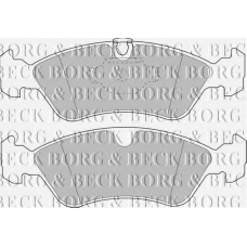 BBP1474 BORG & BECK Комплект тормозных колодок, дисковый тормоз
