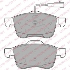 LP2241 DELPHI Комплект тормозных колодок, дисковый тормоз
