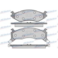 AC058445D AC Delco Комплект тормозных колодок, дисковый тормоз