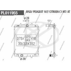 T156A126 NPS Радиатор, охлаждение двигателя