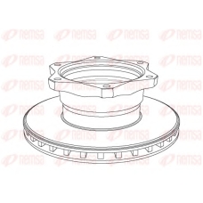 NCA1058.20 KAWE Тормозной диск
