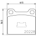 T0449 PAGID Комплект тормозных колодок, дисковый тормоз