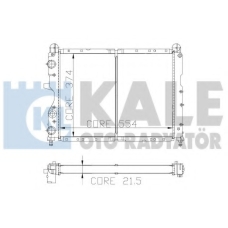 101900 KALE OTO RADYATOR Радиатор, охлаждение двигателя