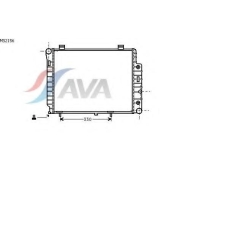 MS2156 AVA Радиатор, охлаждение двигателя