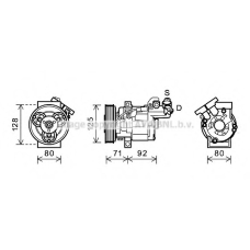 RTK495 AVA Компрессор, кондиционер