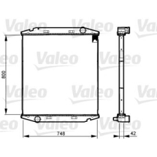 733510 VALEO Радиатор, охлаждение двигателя